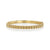 Fluted Diamonds Gold Bangle in yellow