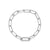 Lucky Link Chain Bracelet in white