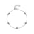 5 Hamsa Diamond Bracelet in white