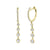 Angie Drop Earring in yellow gold
