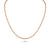 Meza Ball Chain Necklace in rose