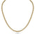 Round Link Chain Necklace in yellow gold