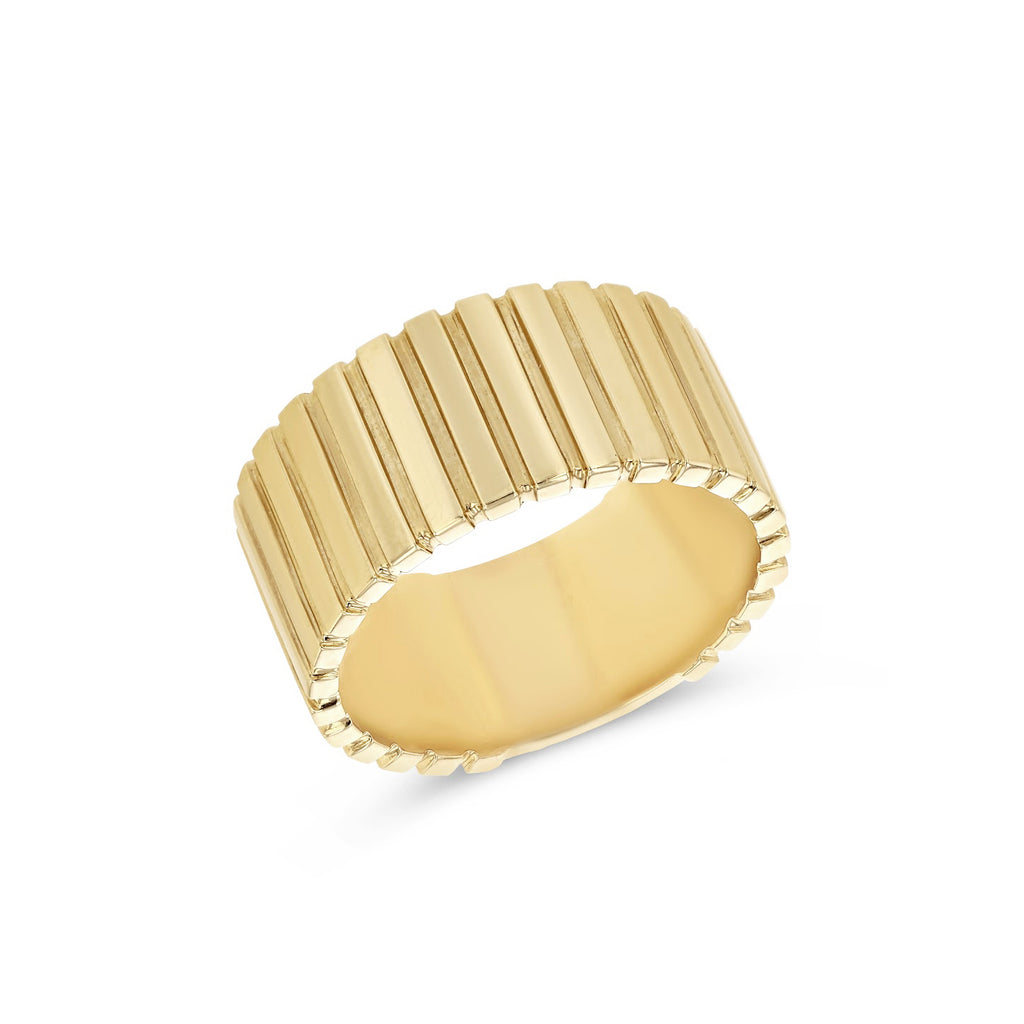 Cigar band in yellow gold