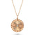 Chloe Compass Necklace in rose