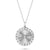 Chloe Compass Necklace in white