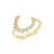 Crescent Moon in Yellow gold
