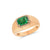 Victoria Emerald Diamond Ring IN ROSE