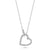 Heart in Mine Necklace in white