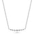Infinity Diamond Necklace in white