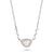 Moonstone Triana Diamond Necklace in white 