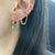 Pink Sapphire diamond drop earrings