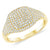 Luxurious Diamond Pave Pinkie Ring