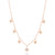7 diamond Star Choker Necklace