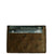 Exotic Chocolate Brown Credit Card Holder in Ostrich skin from the exclusive Coly collection features 4 credit card slots, and an interior cash slot! Dimensions are 4"W x 3"H. Handmade in Los Angeles