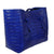Cobalt Blue Matte Genuine Crocodile Knotted Tote by Coly Los Angeles