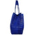 Cobalt Blue Matte Genuine Crocodile Knotted Tote by Coly Los Angeles 