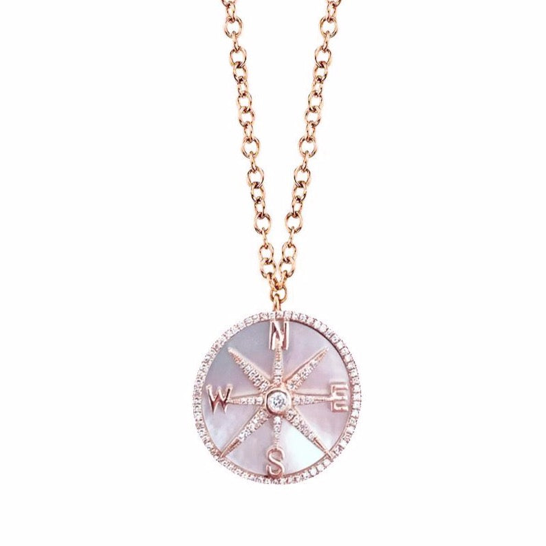 Compass Rose Pendant Necklace – Oradina