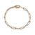 Mixed Link Chain Bracelet in Rose Gold