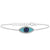 Turquoise and Diamond Eye Bracelet