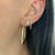 Teardrop Diamond Stud Earrings