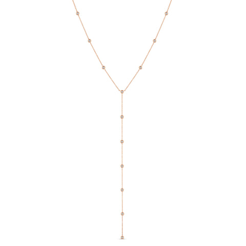 Diamond Lariat by the Yard Necklace