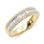 Baguette Diamond and Gold Ring