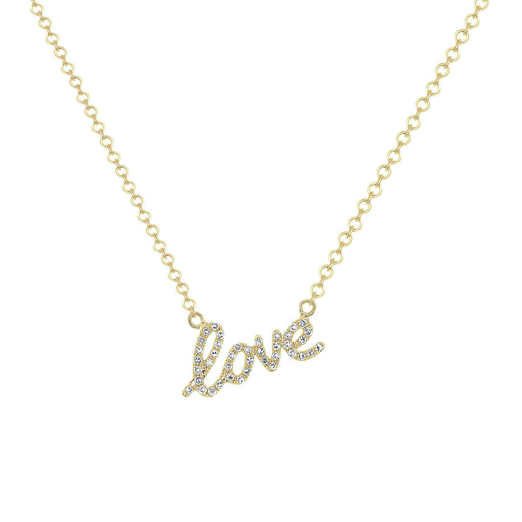 "Love" Diamond Necklace