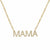 "MAMA" Diamond Necklace