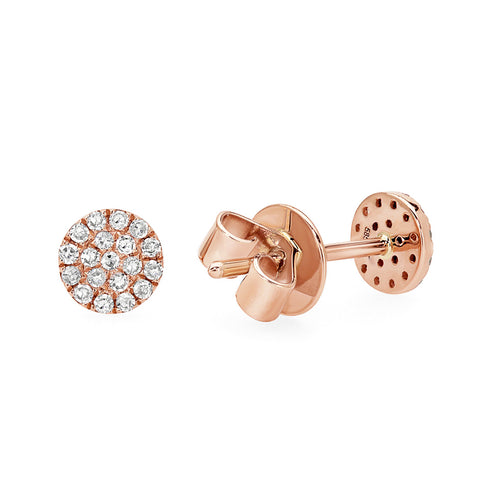 Baby disc earrings
