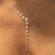 Gold Pear Diamond Drop Necklace