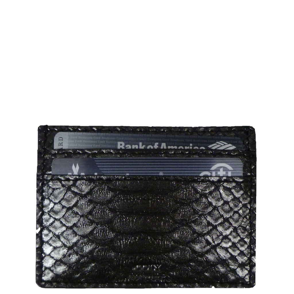 Exclusive Wine Card Holder with Multi Slots in Real Ostrich Leather