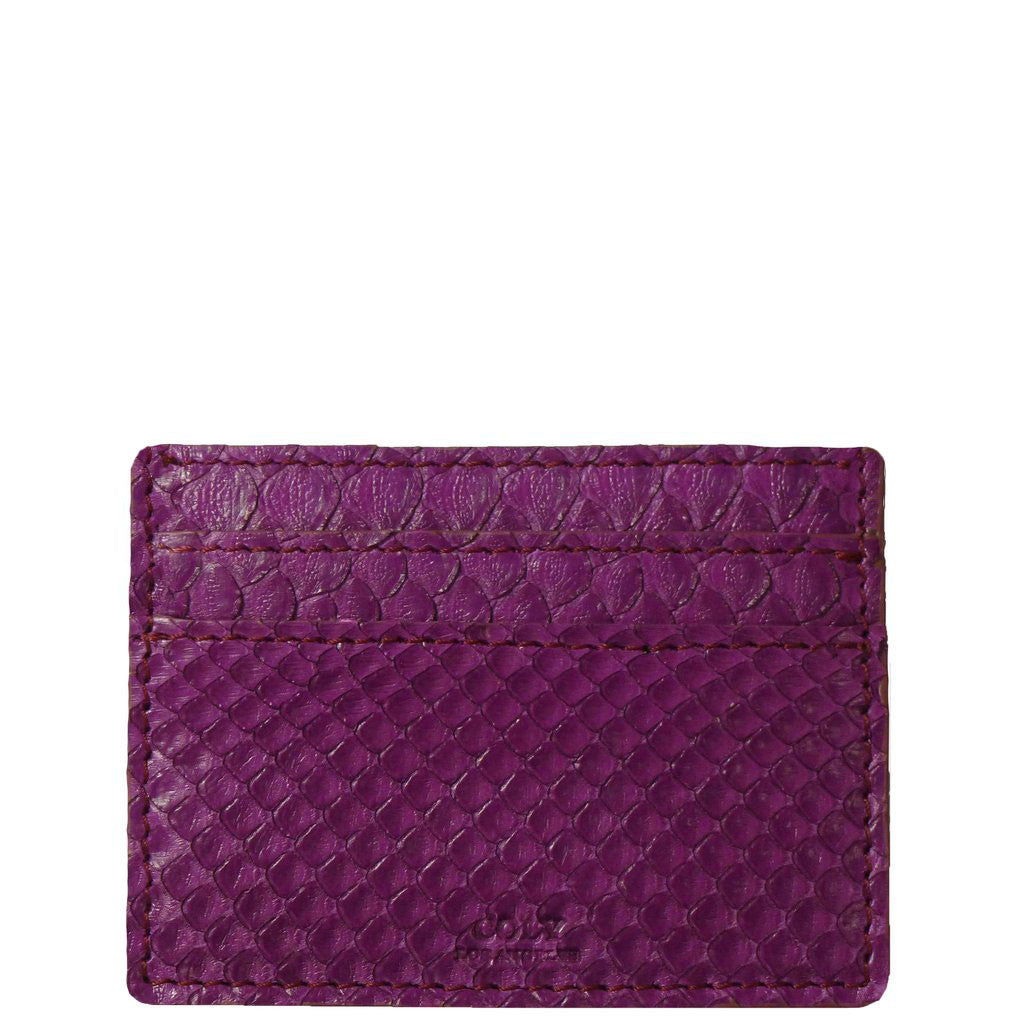Snakeskin Credit Card Holder – COLY LOS ANGELES display picture 1