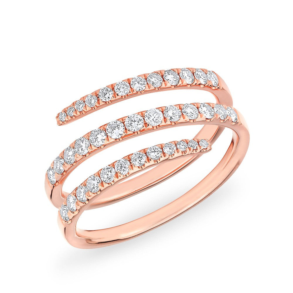 Twirl Diamond Ring